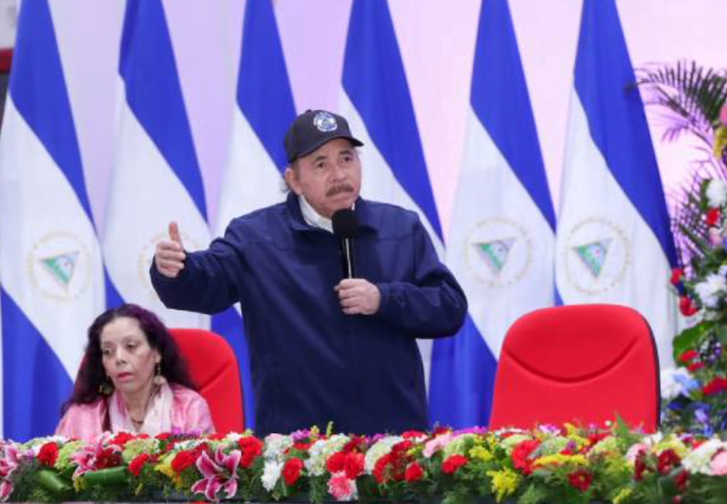 El dictador nicaragüense, Daniel Ortega.