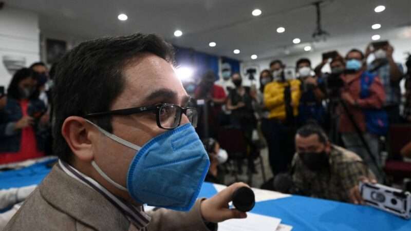 Juan Francisco Sandoval, exfiscal anticorrupción de Guatemala (AFP).