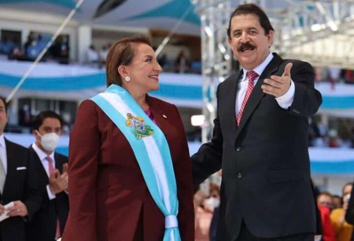 Xiomara Castro y Mel Zelaya. El expresidente es el verdadero gobernante de Honduras.
