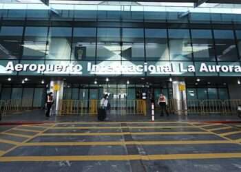 Aeropuerto Internacional La Aurora de Guatemala.