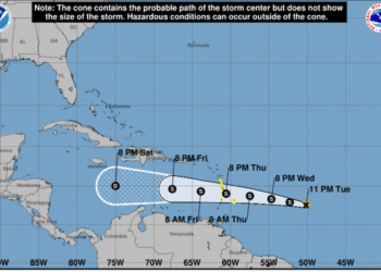 Tormenta tropical Brett parece dirigirse a Centroamérica