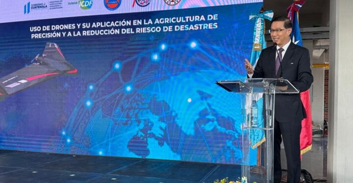 Taiwán comparte tecnología de avanzada de drones con Guatemala