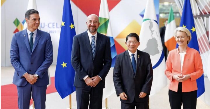 Dictadura de Nicaragua no firma resolución de la cumbre UE-Celac en Bruselas