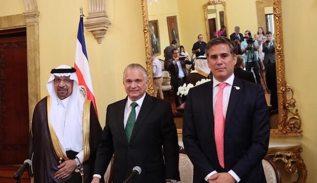 Arabia Saudita planea abrir una embajada en Costa Rica
