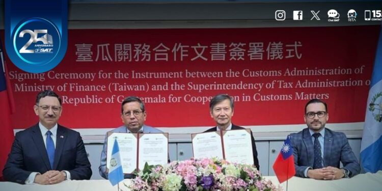 Taiwán colabora con Guatemala para modernizar sistema aduanero
