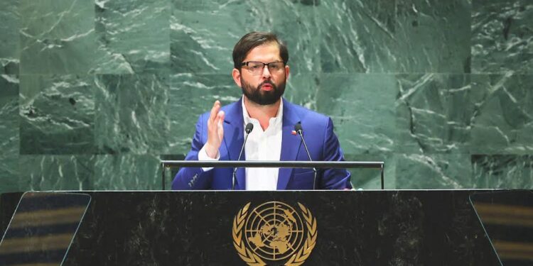 Presidente Boric denuncia a la dictadura de Nicaragua ante la ONU