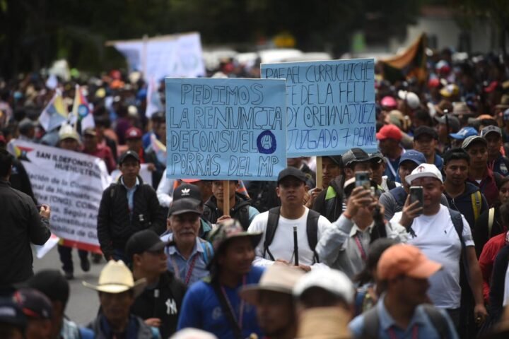 Cámara de Comercio y comunidades de Totonicapán demandan respeto a institucionalidad en Guatemala