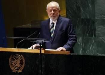 El presidente brasileño, Lula da Silva, en la Asamblea General de la ONU, en septiembre.