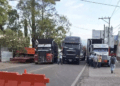 El transporte de carga se ha visto afectado por los bloqueos en Guatemala.