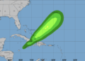 Trayectoria pronosticada del Ciclón tropical 22.