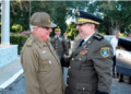 El general orteguista, Julio César Avilés junto a Álvaro López Miera, Ministro de las Fuerzas Armadas de Cuba.