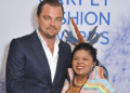 Leonardo DiCaprio se ha convertido en un defensor ambientalista. En la foto con una activista brasileña.