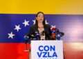 María Corina Machado, líder de la oposición venezolana, fue inhabilitada por el régimen venezolano.