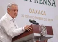 Andrés Manuel López Obrador, presidente de México, en conferencia de prensa este viernes 22 de diciembre.