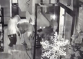 Una imagen de una cámara de video vigilancia captó uno de los robos.