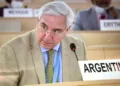 Federico Villegas, representante de Argentina en el Consejo de Derechos Humanos de la ONU.