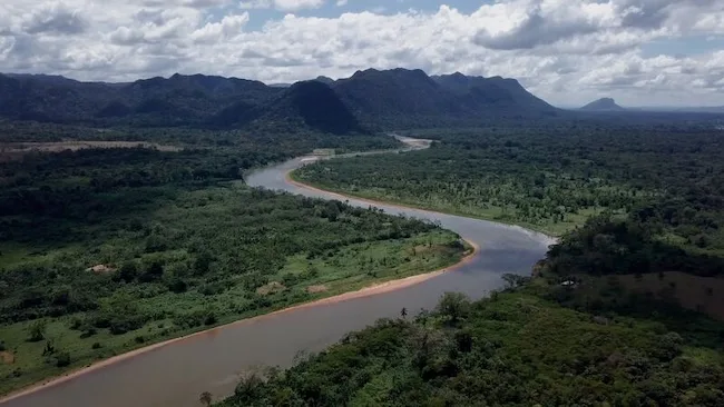La Mosquitia, Honduras, Paisaje del Rio Patuca.