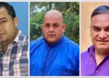 El periodista hondureño Francisco Javier Ramírez Amador y los guatemaltecos Gleymer Renan Villeda y César Augusto Leiva Pimentel, asesinados durante diciembre.