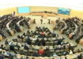 Sesión de la Comisión de Derechos Humanos de la ONU.