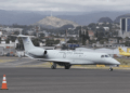 El avión presidencial hondureño Embraer Legacy 600.