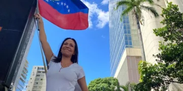 María Corina Machado, la popular candidata opositora, vetada por el chavismo.
