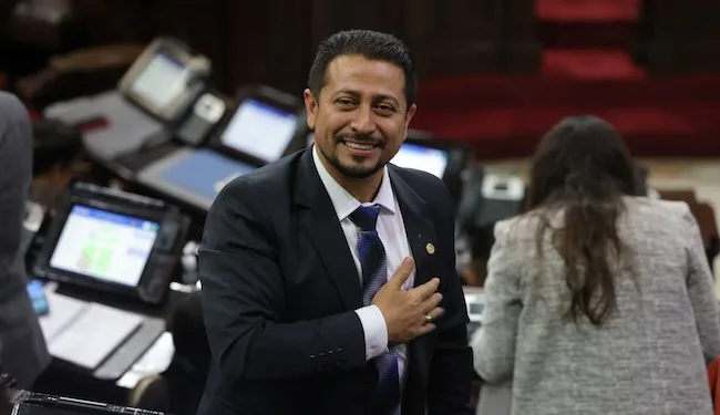 Nery Ramos, presidente del Congreso de Guatemala.