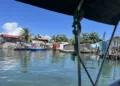 La isla de Gardi Sugdub, en Panamá, afectada por el cambio climático.
