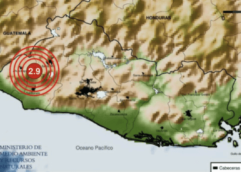 Más de un centenar de sismos en occidente de El Salvador