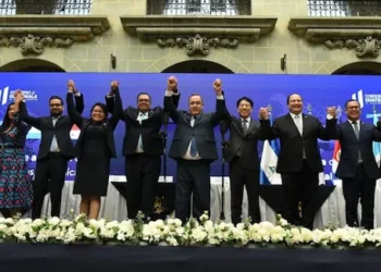 El presidente guatemalteco, Alejandro Giammattei, participó en la adhesión del acuerdo con Corea del Sur.