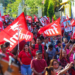Partidarios del FMLN durante el cierre de campaña de ese partido a finales de enero.
