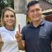 Juan José Morales Cifuentes (derecha) y su esposa, Isel Aneli Suñiga Morfin, alcaldesa de Ayutla, quien fue Miss Guatemala 2017.