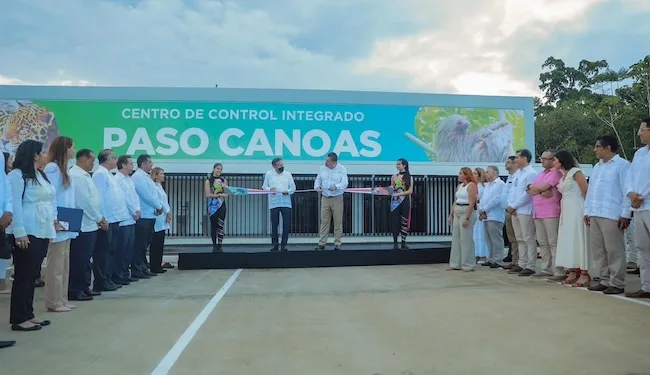 Inauguran moderno Centro de Control Integrado para agilizar el comercio entre Costa Rica y Panamá
