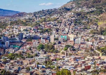 Vista panorámica de Tegucigalpa.