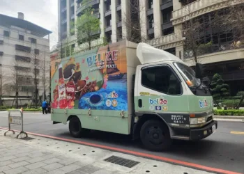 El food truck de comida beliceña inició su recorrido en Taipei.