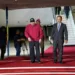 Daniel Ortega al llegar a Venezuela a la cumbre del ALBA.