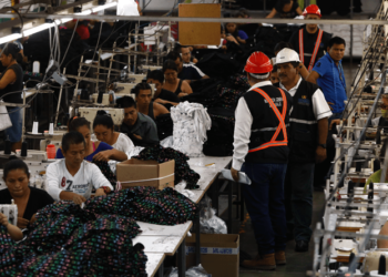 Maquila textil en Guatemala.