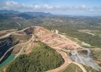 Una imagen de la zona concesionada a una minera china en el caribe nicaragüense.