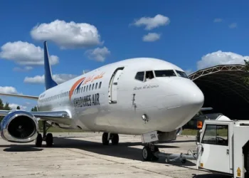 Un avió de Ghadames Airlines, una aerolínea libia con sede en Trípoli, arribó este sábado en Managua.