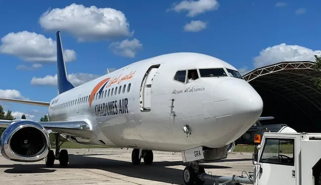 Un avión de Ghadames Airlines, una aerolínea libia con sede en Trípoli, ha estado llegando a Nicaragua con migrantes irregulares.