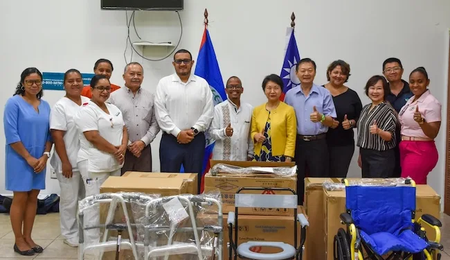 Belice recibe cooperación taiwanesa en salud y prevención de desastres