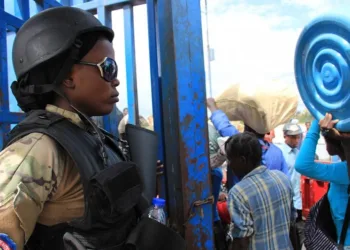 Un soldado haitiano en la frontera con República Dominicana./OIM