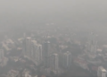 Una vista de la contaminación ambiental de Tegucigalpa.