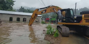 Inundación en San Marcos, Guatemala.