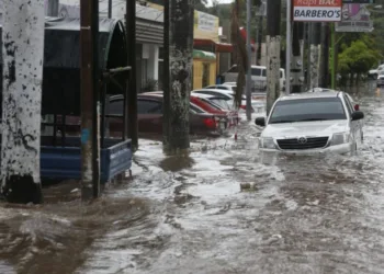 Imágenes de las inundaciones en Managua.