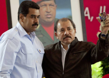 Nicolás Maduro y Daniel Ortega, dictadores de Venezuela y Nicaragua.