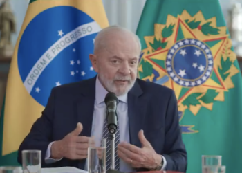 Lula da Silva, presidente de Brasil.