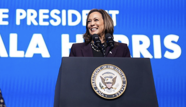 Kamala Harris, vicepresidenta de EEUU y candidata presidencial demócrata.