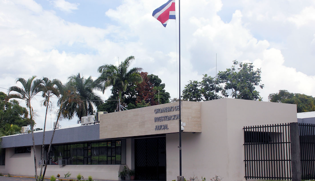 Oficinas del OIJ en Limón, Costa Rica.