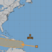 Gráfico del Centro Nacional de Huracanes sobre la posible trayectoria de la onda tropical.