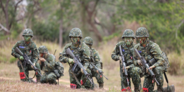 Soldados taiwaneses en entrenamiento./CNA